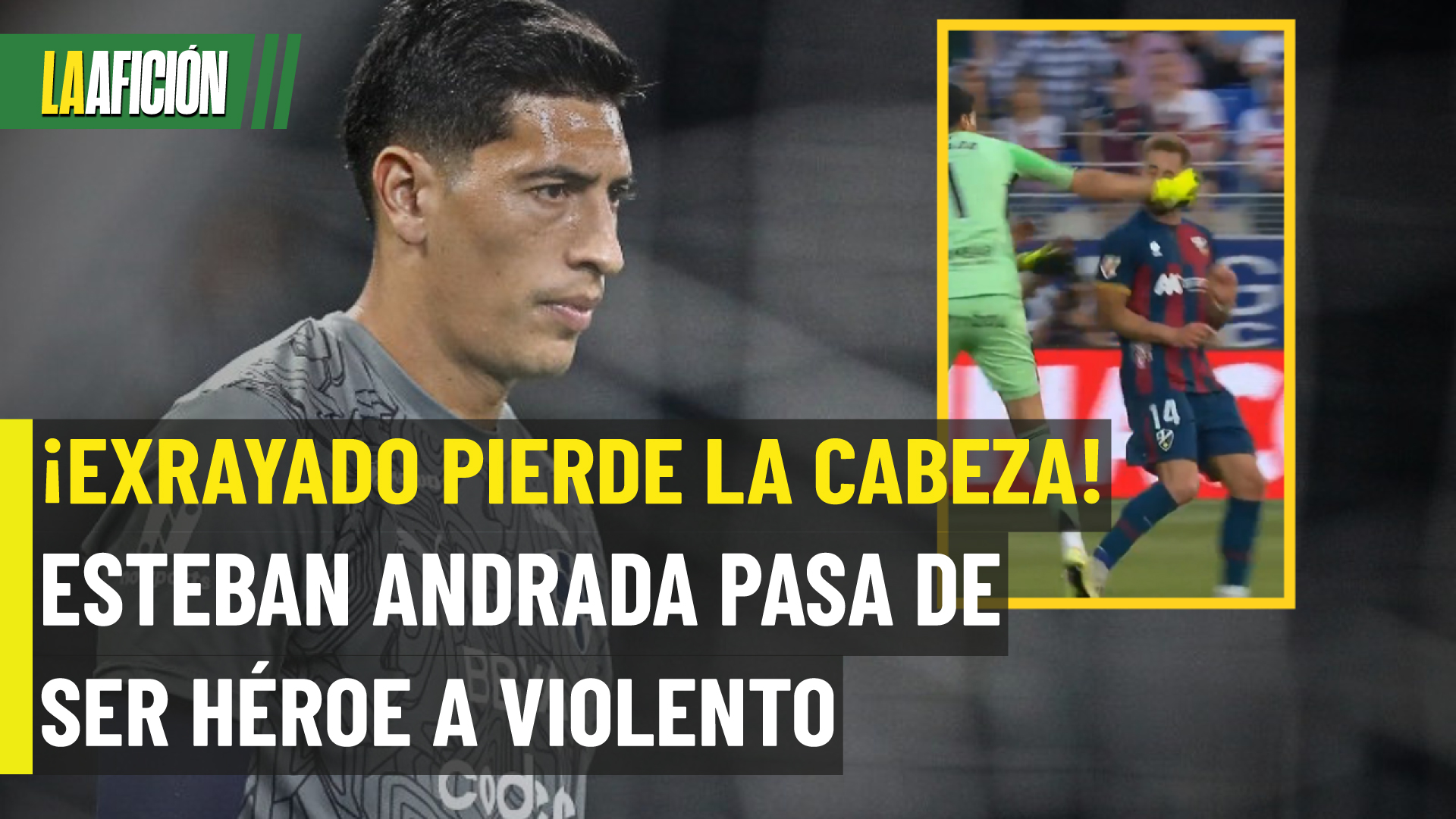 Esteban Andrada, exportero de Rayados, es expulsado por agredir a un rival a puñetazos