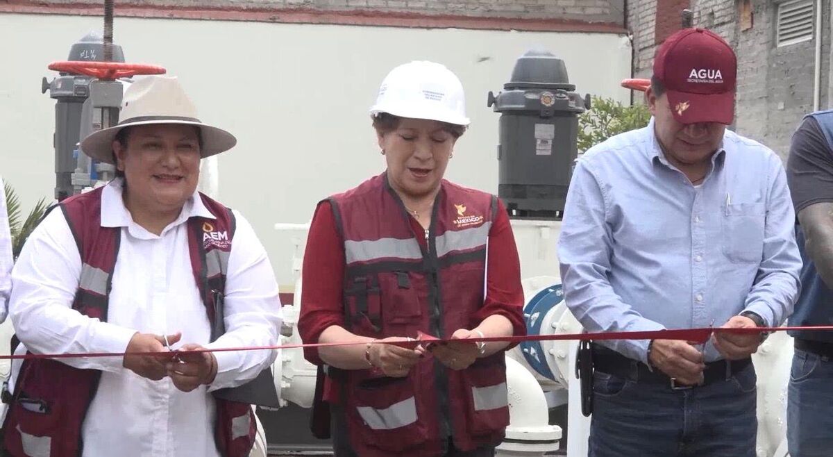 Gobierno del Edomex refuerza suministro de agua con obra en Nezahualcóyotl | Cortesía