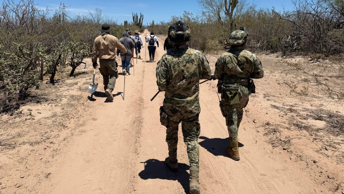 Hallan fosas en Baja California Sur. | Foto: Especial