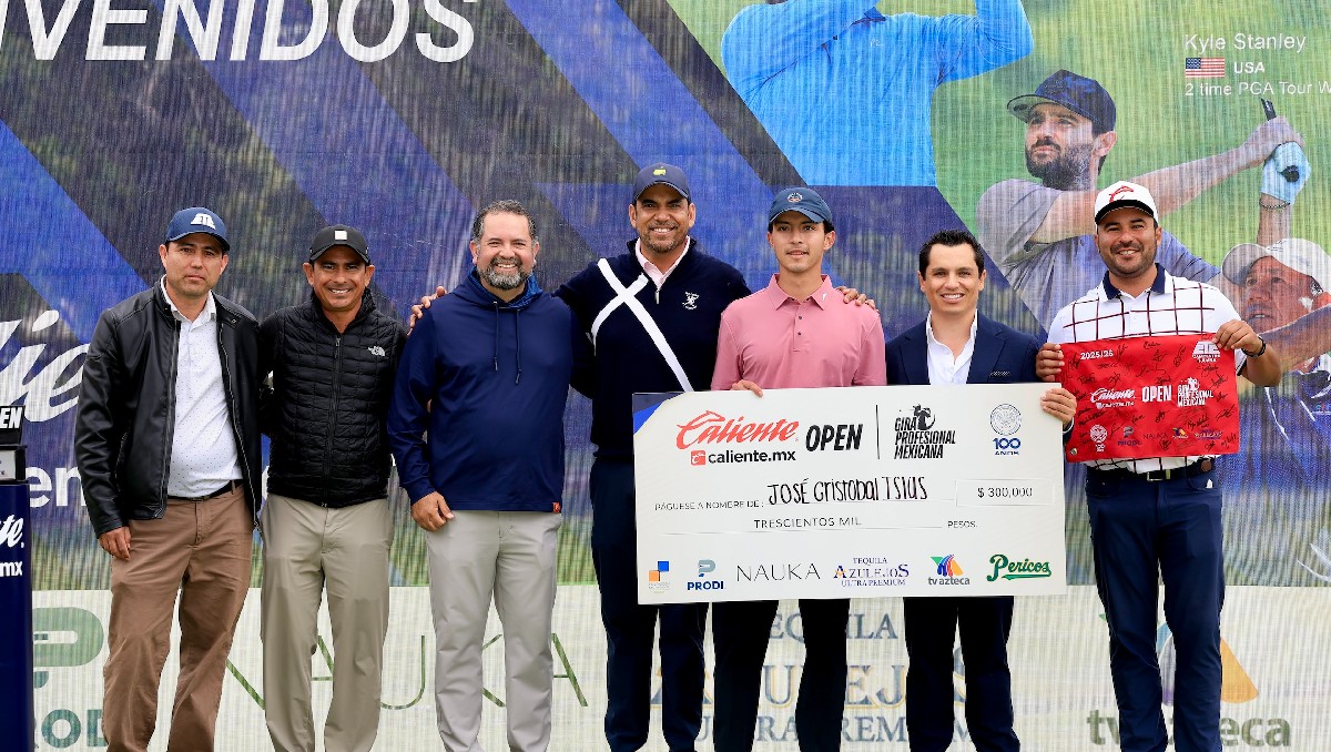 José Cristóbal Islas se corona campeón del Caliente.mx Open de la Gira Profesional Mexicana (Cortesía)