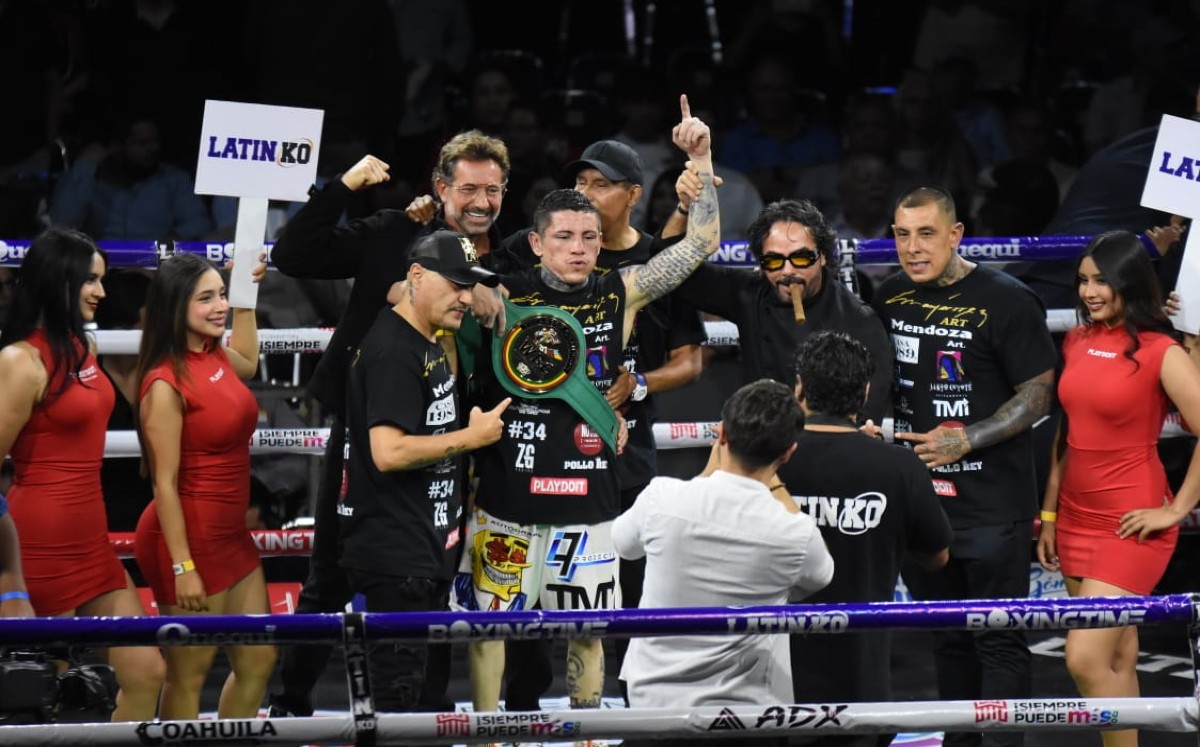 Joselito Velázquez fue el gran vencedor de la contienda estelar por nocaut técnico. | Foto: Roberto Amaya