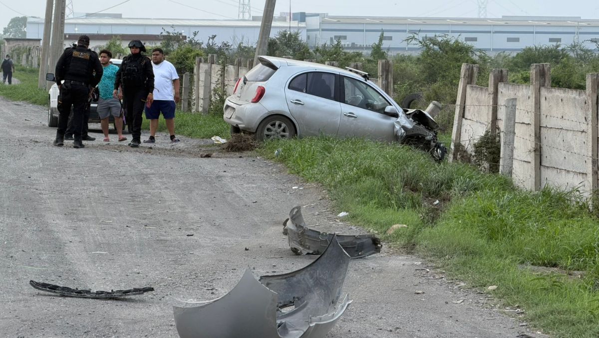 La joven se impactó contra un muro que divide un terreno privado | Especial
