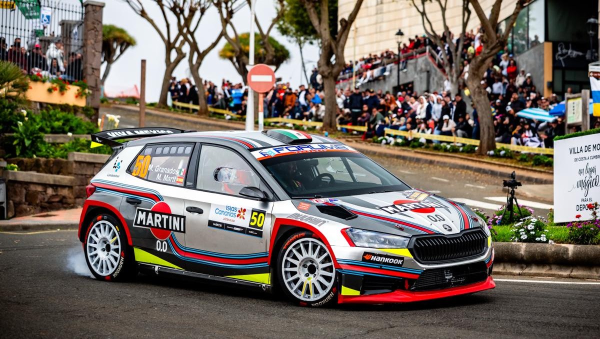 Miguel Granados se mantiene como líder a un día del final del WRC Rally Islas Canarias 2026 (Cortesía)