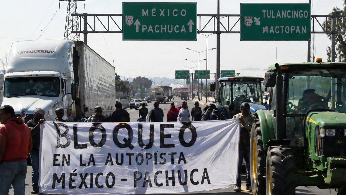 La Autopista México-Pachuca se ve afectada por un bloqueo | IA DISCOVER