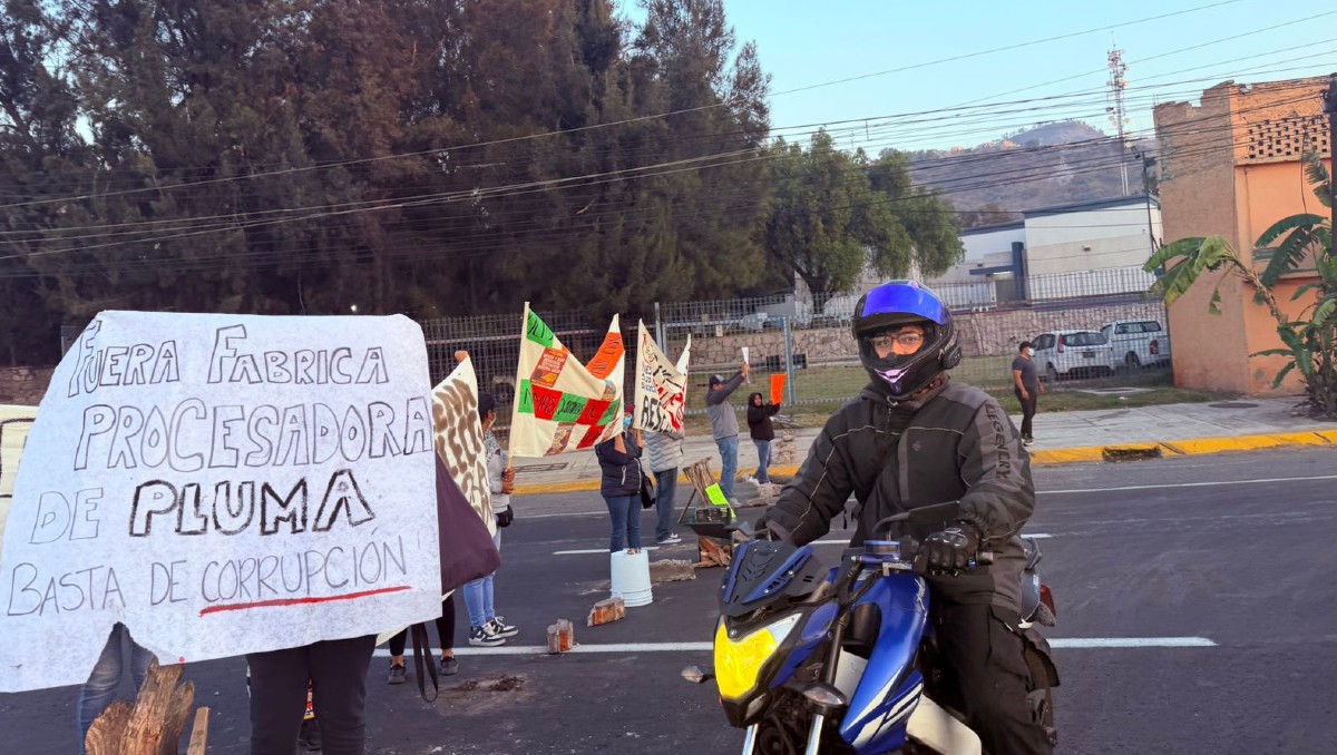 Bloqueo sobre autopista México-Pachuca. | Especial