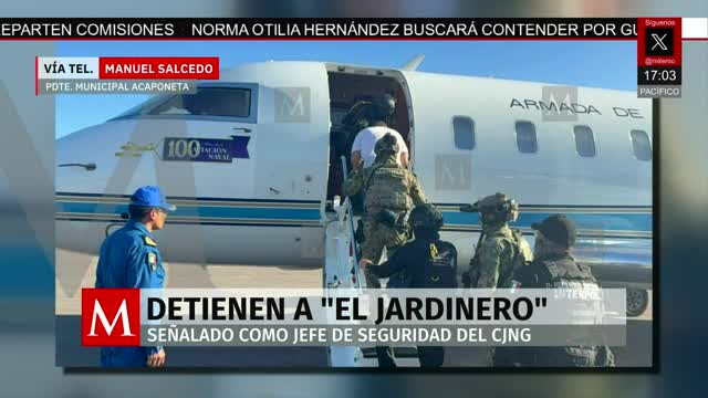 Capturan a 'El Jardinero', presunto sucesor de 'El Mencho' | Milenio Noticias, 27 de abril de 2026
