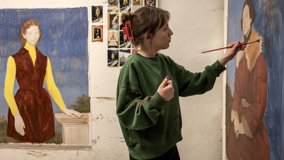 González utiliza un sistema de IA para generar imágenes compuestas a partir de pinturas barrocas. | Foto: The New York Times