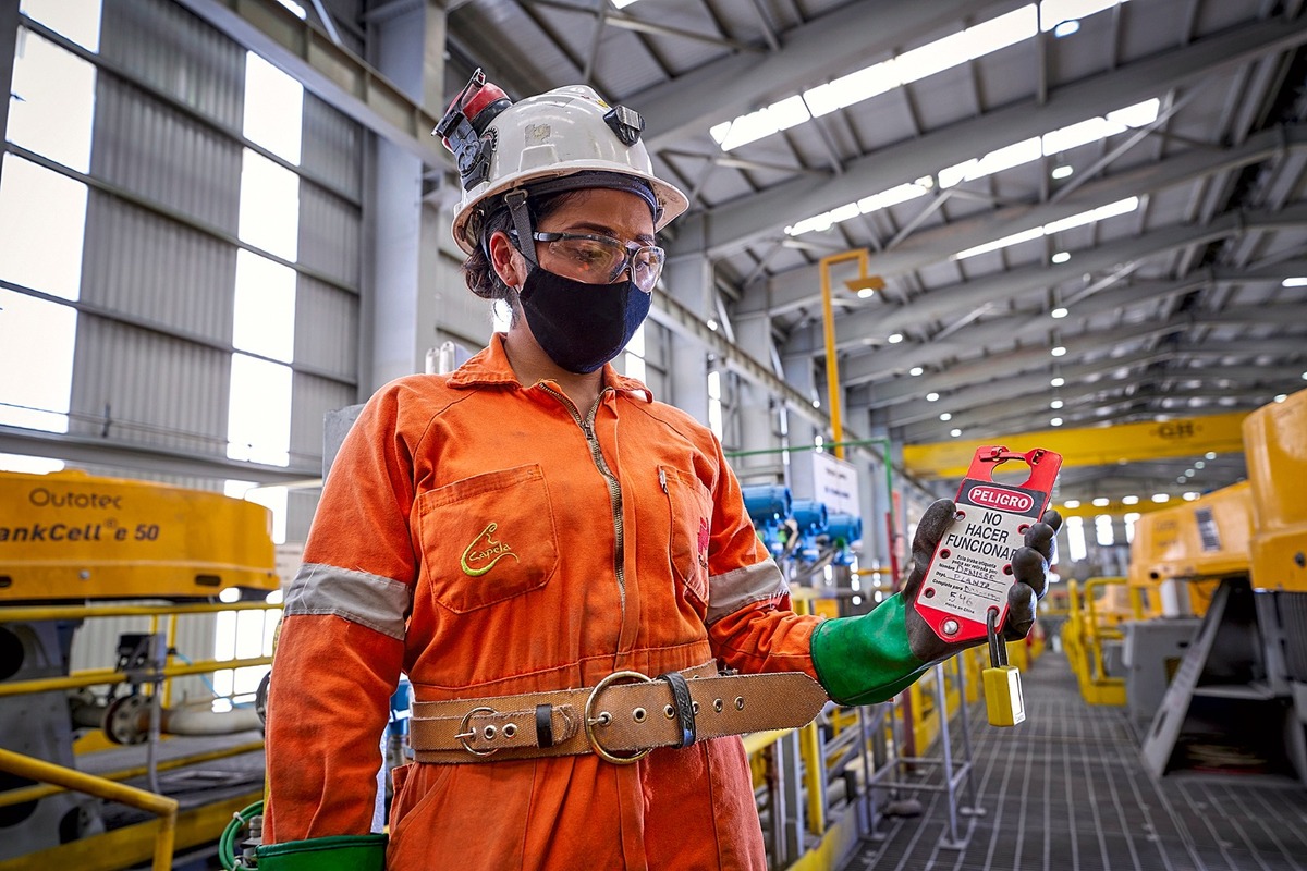 Peñoles refuerza cultura de autocuidado y capacitación en seguridad.| Cortesía.