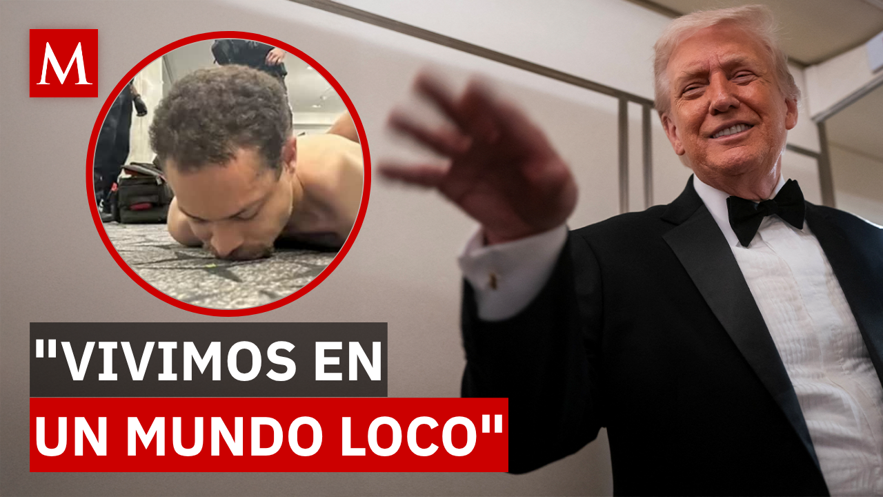 "Vivimos en un mundo loco": Trump rompe el silencio tras tiroteo en el Hilton