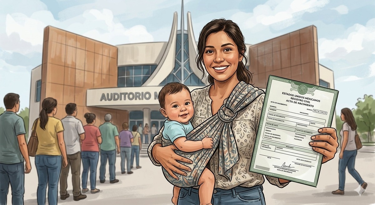 Anuncian Brigada de Registro Civil en Torreón. (Imagen generada por IA)