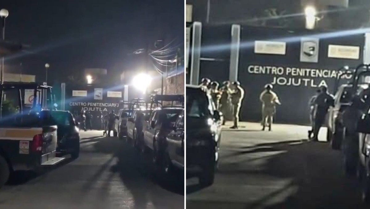 Autoridades desplegaron un operativo al exterior del penal de Jojutla. | Foto: Especial