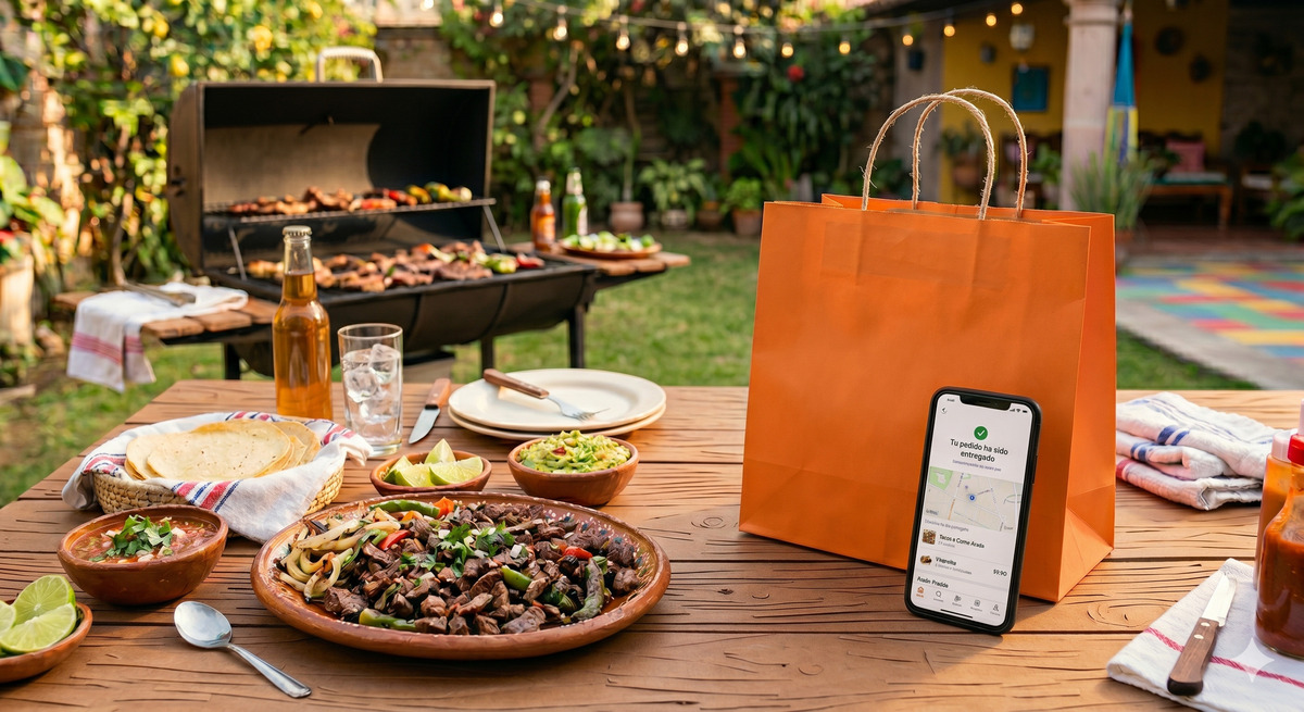 Carne, bebidas, botanas e hielo forman parte de las compras más solicitadas por los regiomontanos en plataformas digitales. (Cortesía)