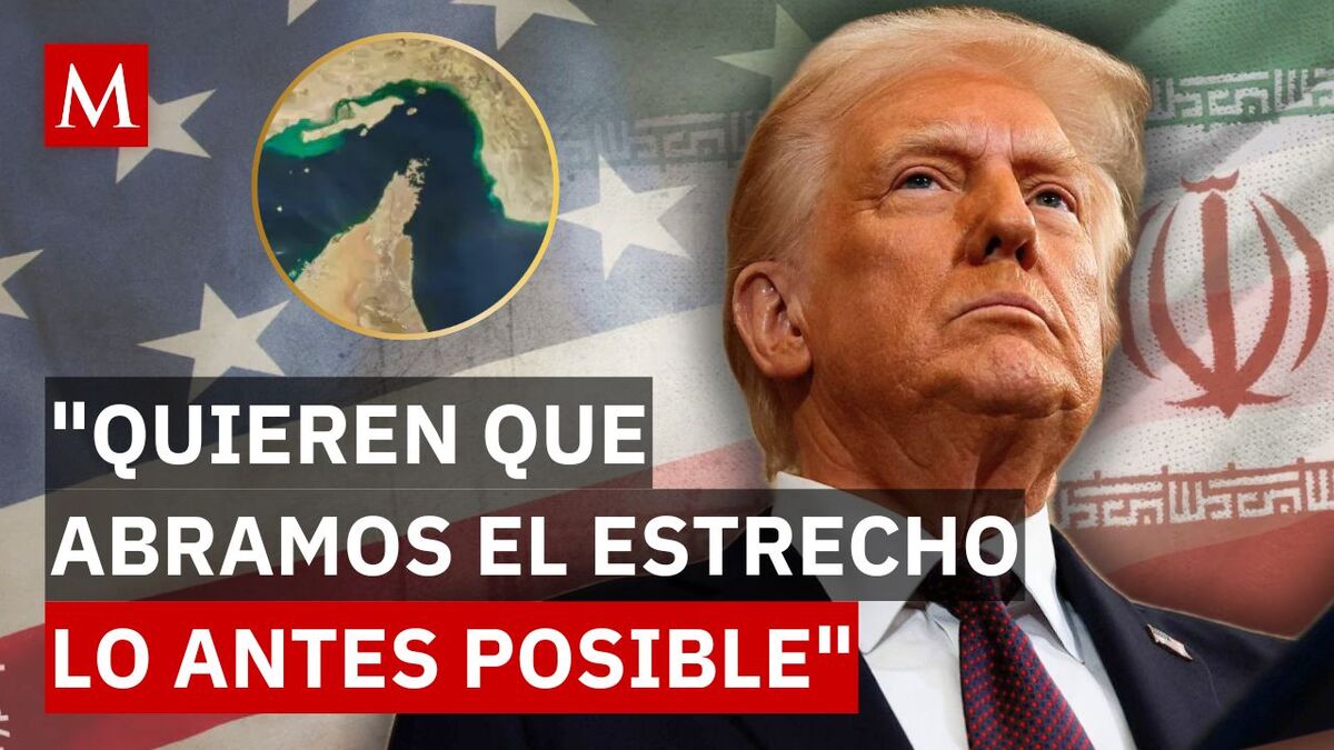 "Están en colapso": Trump revela el desesperado mensaje de Irán sobre el Estrecho de Ormuz
