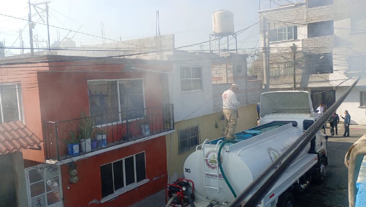 La Coordinación estatal de Protección Civil informó que el incendio ya fue controlado. | Foto: Especial