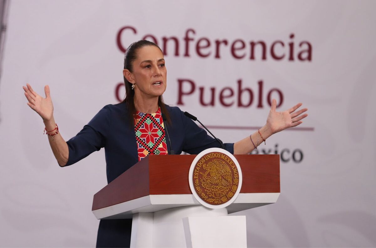 “Lo que estamos diciéndole a Estados Unidos es: a México se le respeta”, declaró Sheinbaum. | Foto: Octavio Hoyos