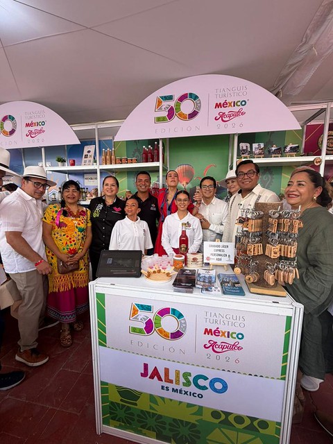 Para la edición de este año del tianguis, el estado cuenta con un stand en el que participan 38 empresas y organismos. CORTESÍA