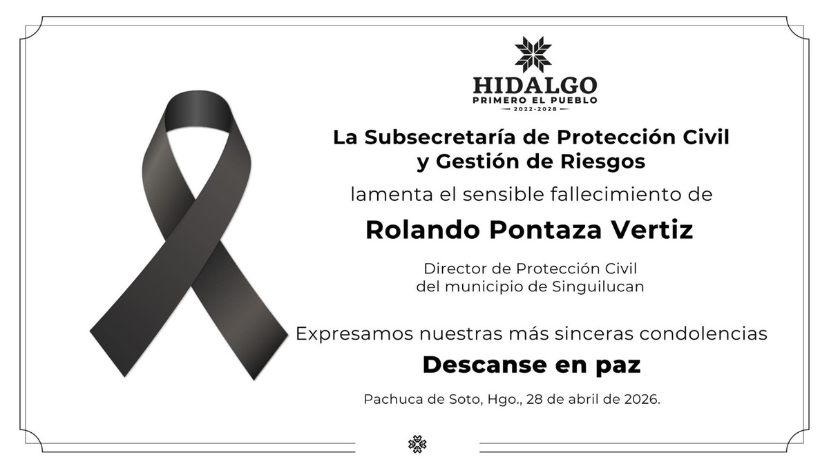Fallece en choque director de protección civil de Singuilucan, Hidalgo