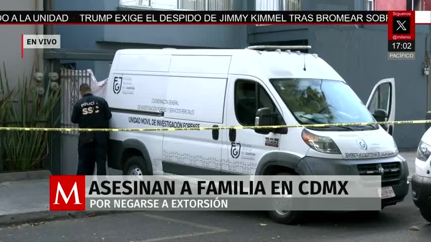 Familia es ejecutada por negarse a una extorsión en la CdMx | Milenio Noticias, 28 de abril de 2026