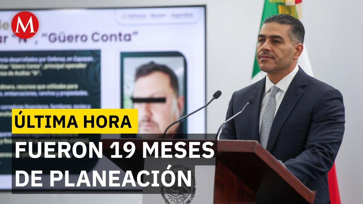 Gabinete de Seguridad da detalles sobre detención de 'El Jardinero' y 'El Güero Conta'