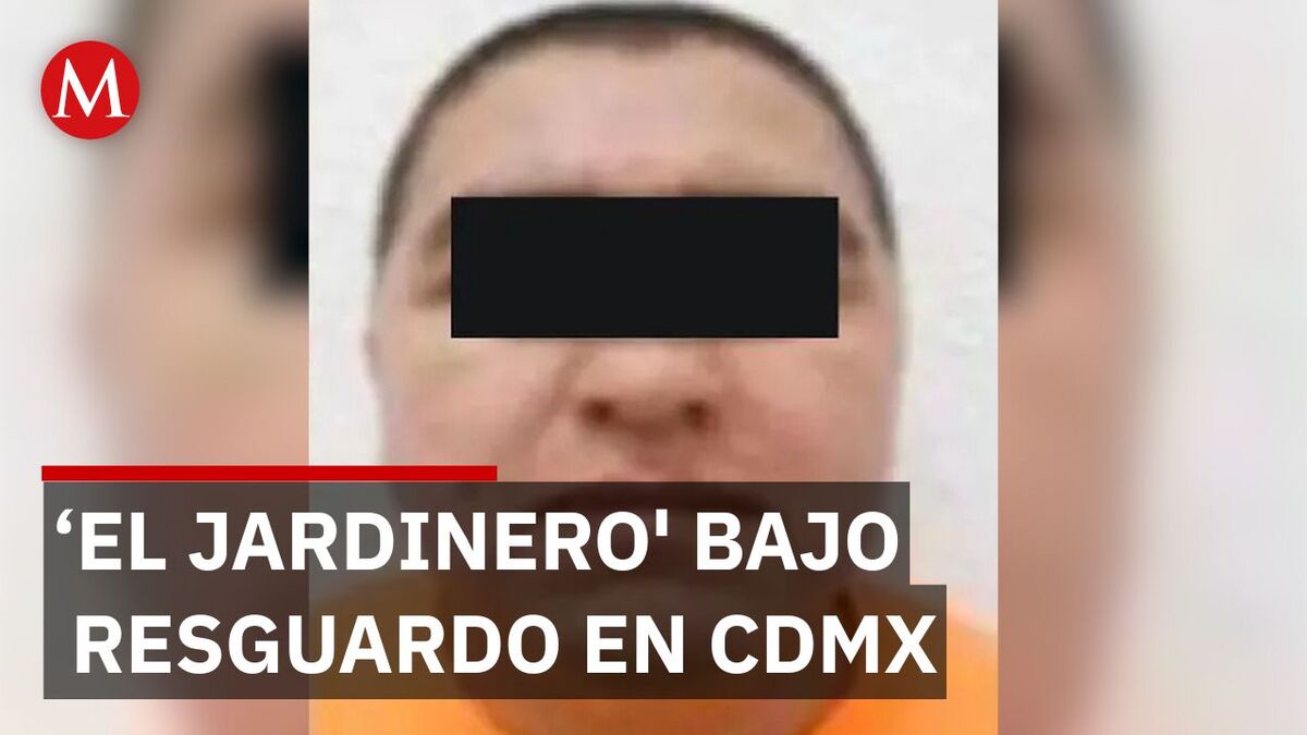 'El Jardinero' permanece en la Femdo en CdMx tras su captura en Nayarit