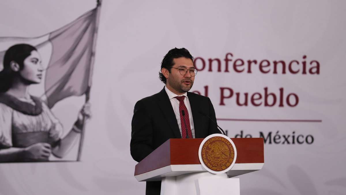 Marath Baruch Bolaños López, secretario del Trabajo y Previsión Social. | Foto: Octavio Hoyos