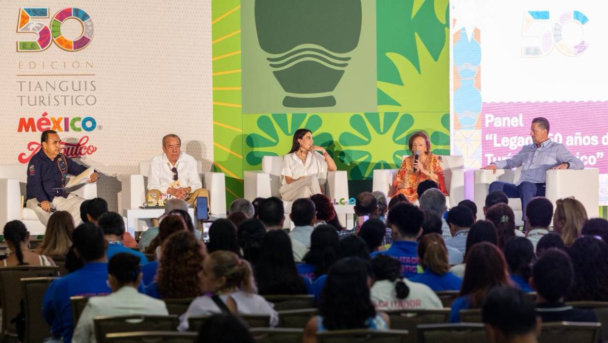 Tianguis Turístico, la titular de la Sectur, Josefina Rodríguez Zamora. | Foto: Especial