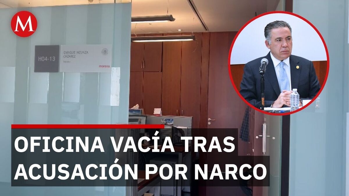 Tras acusación de EU, senador Enrique Inzunza "desaparece" de su oficina