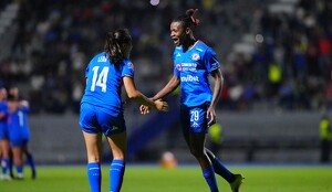 Uchenna Kanu y Valeria Del Campo marcaron en el empate de Cruz Azul y Rayadas en la Ida de los Cuartos de Final de la Liga MX Femenil
