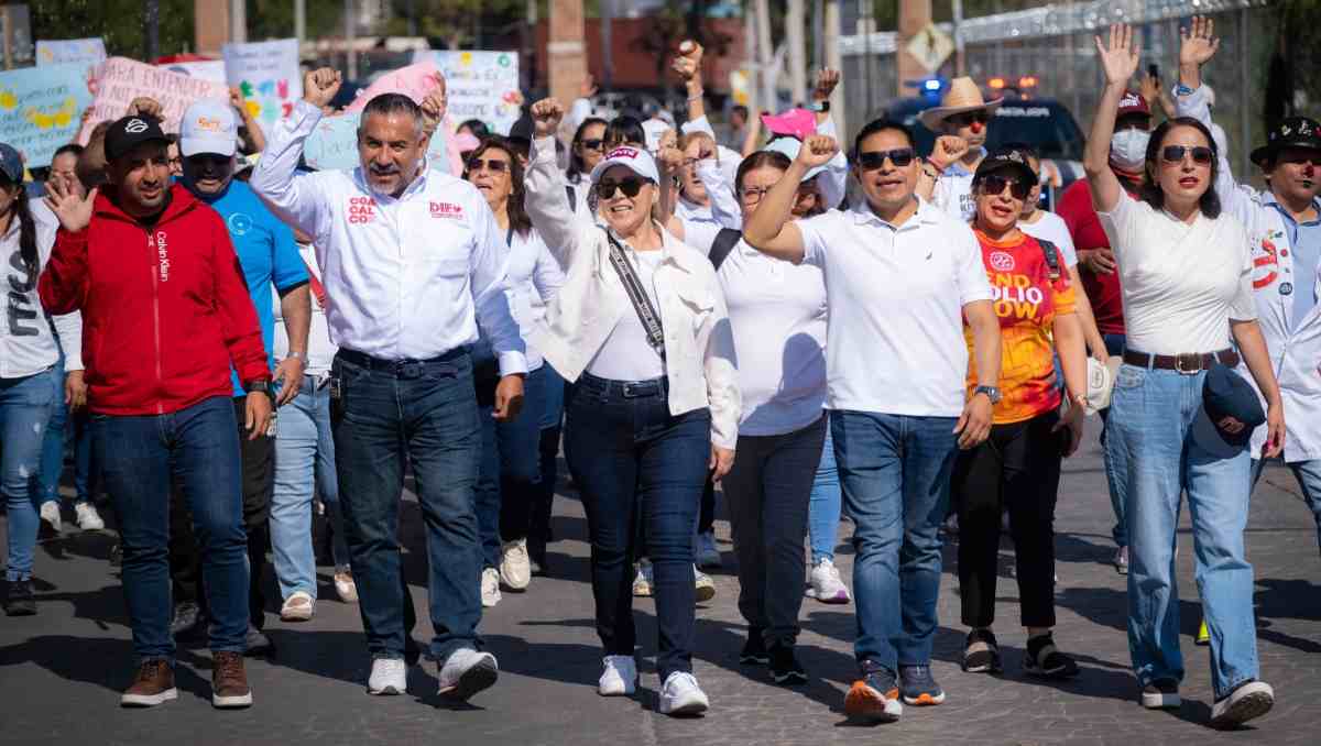DIF de Coacalco se sumó a la segunda caminata por el autismo y la inclusión. Foto: Especial