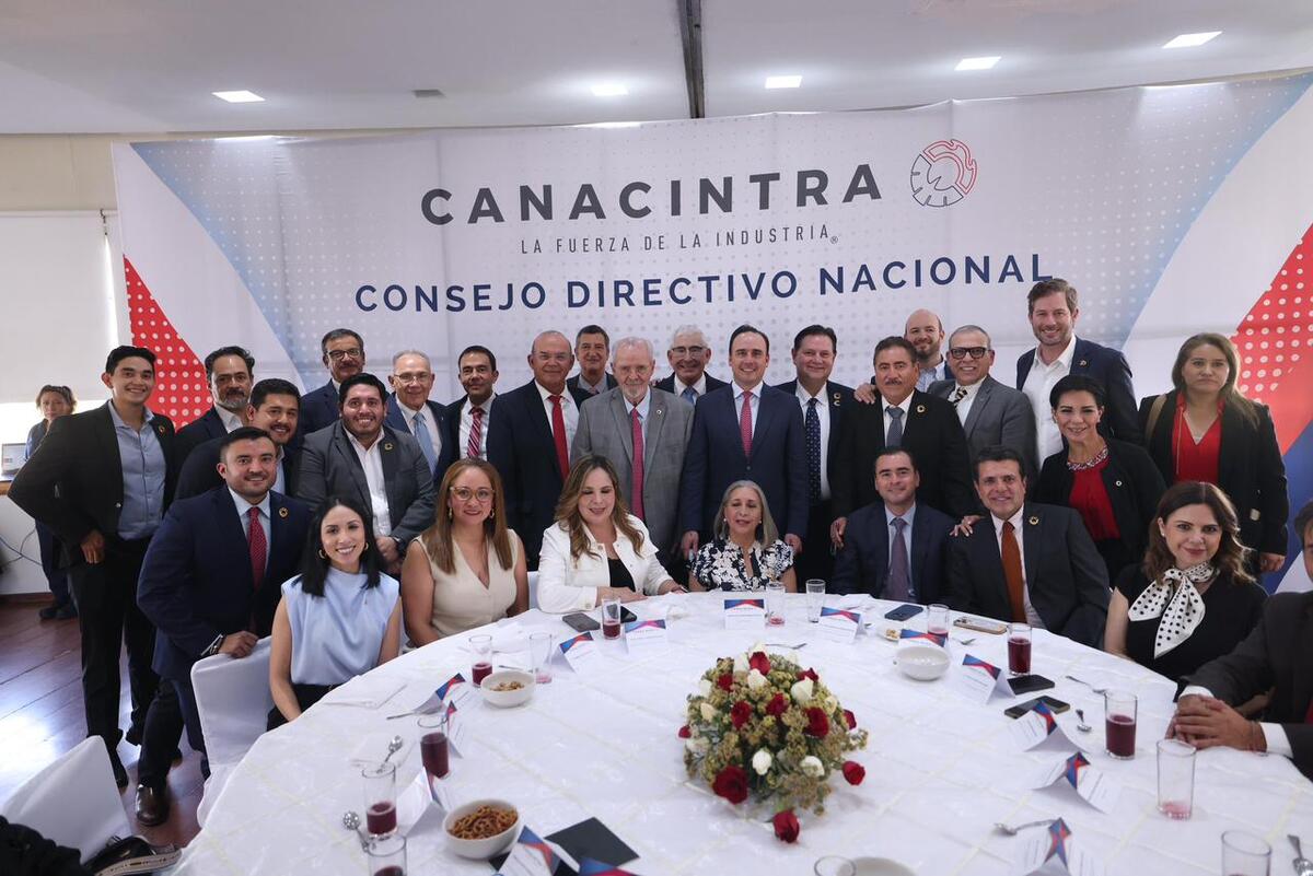 El gobernador de Coahuila estuvo presente en el Consejo Directivo Nacional de la Canacintra | Especial