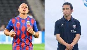 'Hobbit' Bermúdez habló sobre los rumores que ponen al Chicharito con el Atlante, donde destacó la trayectoria del jugador mexicano, aunque pidió esperar.