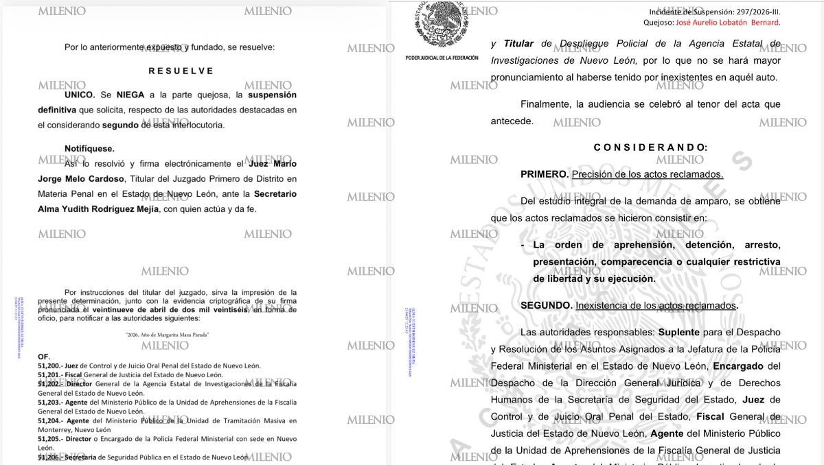 El incidente está identificado con el juicio de amparo número 297/2026-III. Foto: Especial