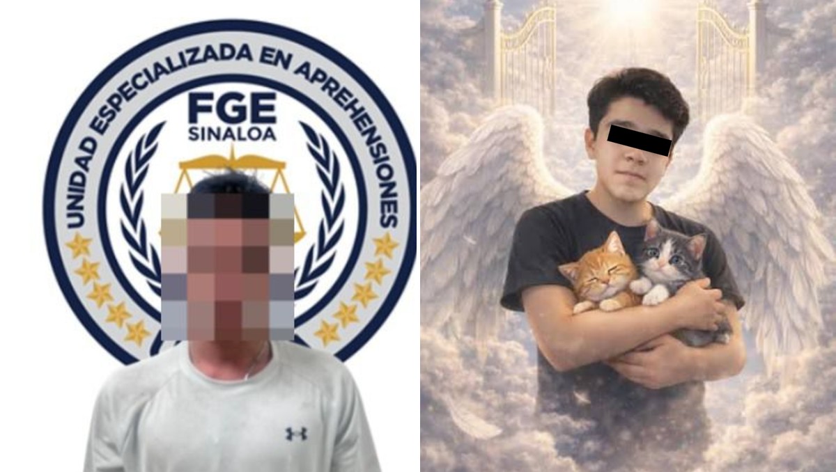 Jesús Abraham ‘N’, de 21 años, fue detenido por el asesinato de Ricardo Mizael, registrado en Culiacán. | Foto: Especial