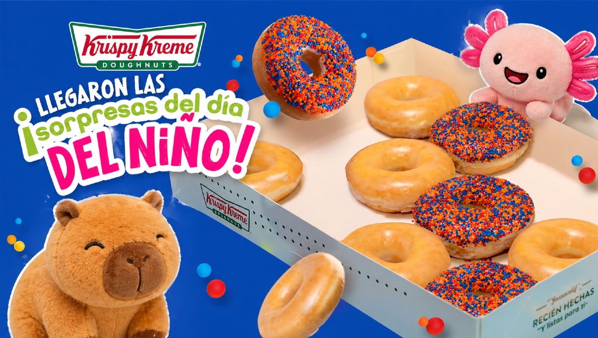 Krispy Kreme tendrá inflables, donas y peluches por Día del Niño | ESPECIAL