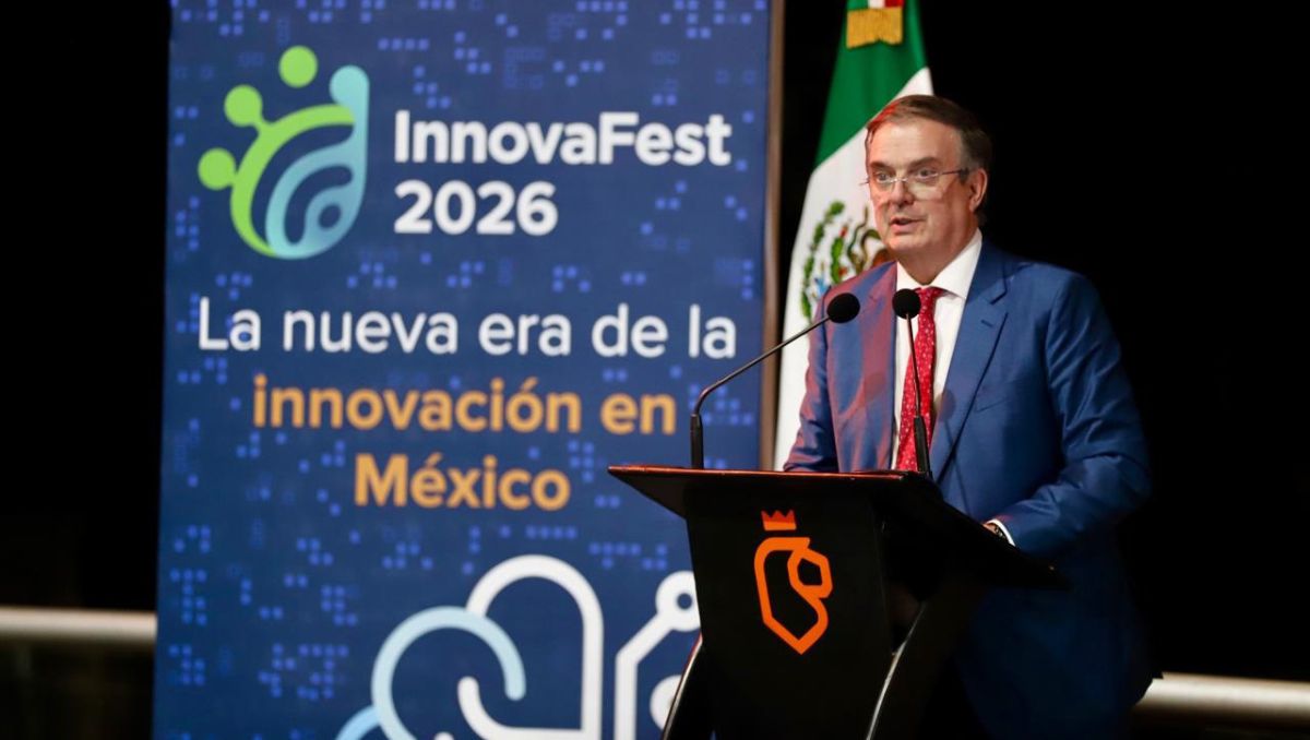 Marcelo Ebrard, titular de Economía, estuvo en la entidad para presentar la edición 2026 de InnovaFest. Roberto Alanís