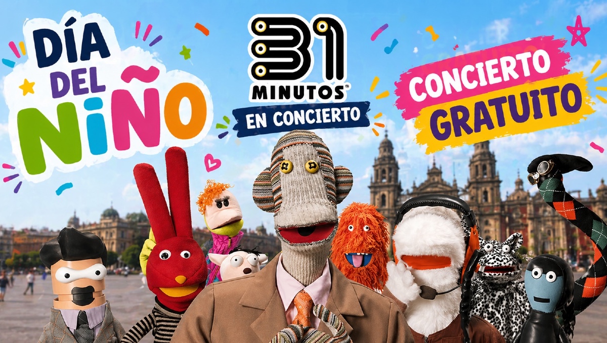 31 Minutos en el Zócalo: clima y recomendaciones para el concierto | ESPECIAL