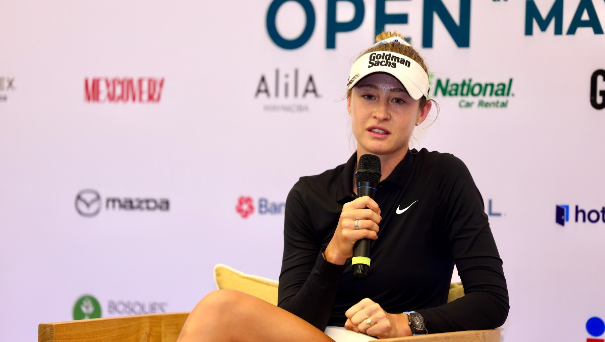 Nelly Korda señala que admira a Lorena Ochoa y le gustaría ser como ella (Cortesía Riviera Maya Open de Mayakoba)