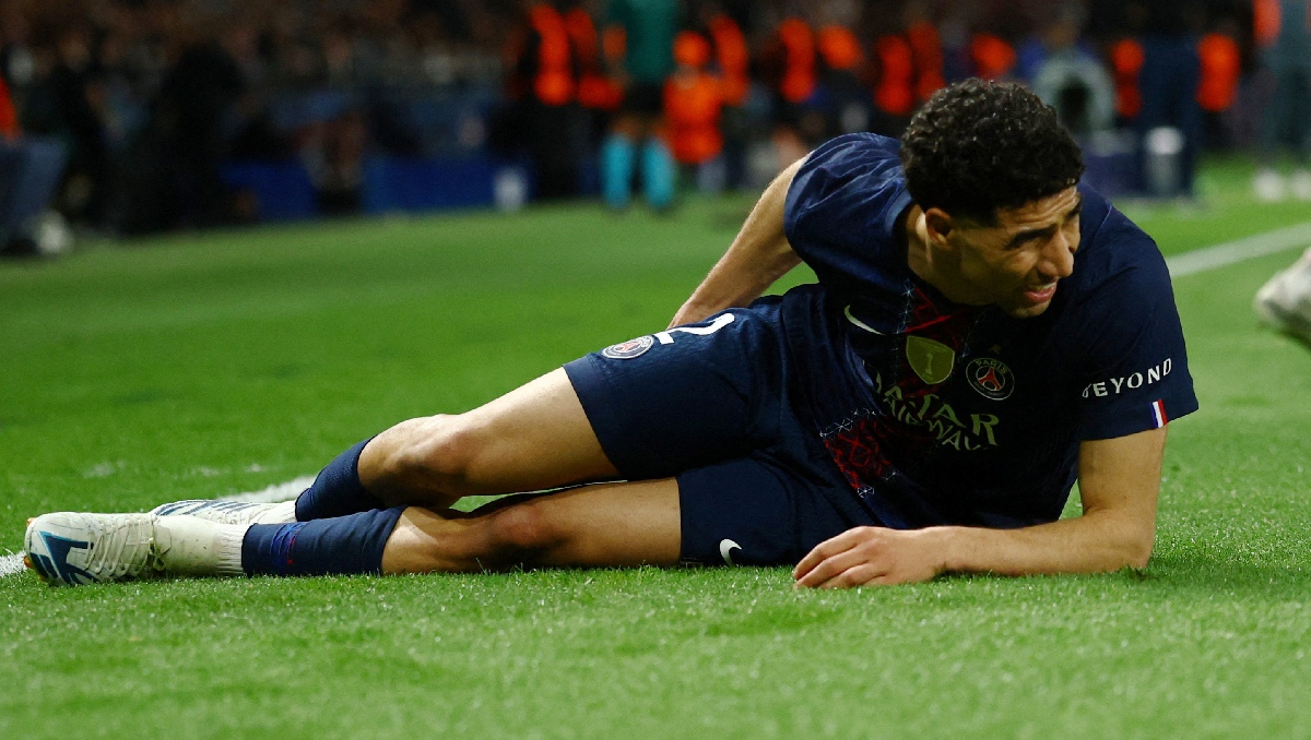 PSG no podrá contar con Hakimi para la vuelta ante el Bayern Múnich (Reuters)