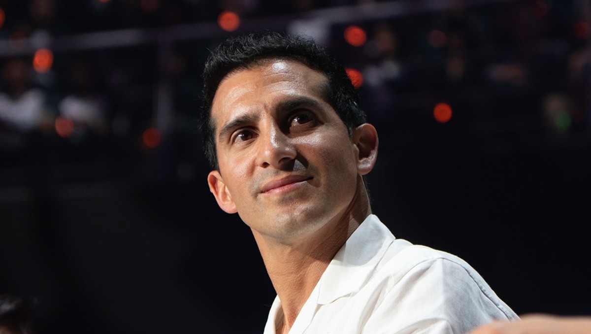 Rommel Pacheco, director de la Conade, durante la Olimpiada Nacional (Instagram @rommel_pacheco)