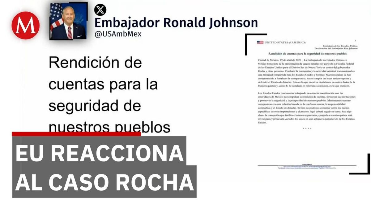 Ron Johnson pide rendición de cuentas tras acusación contra Rocha Moya en Sinaloa