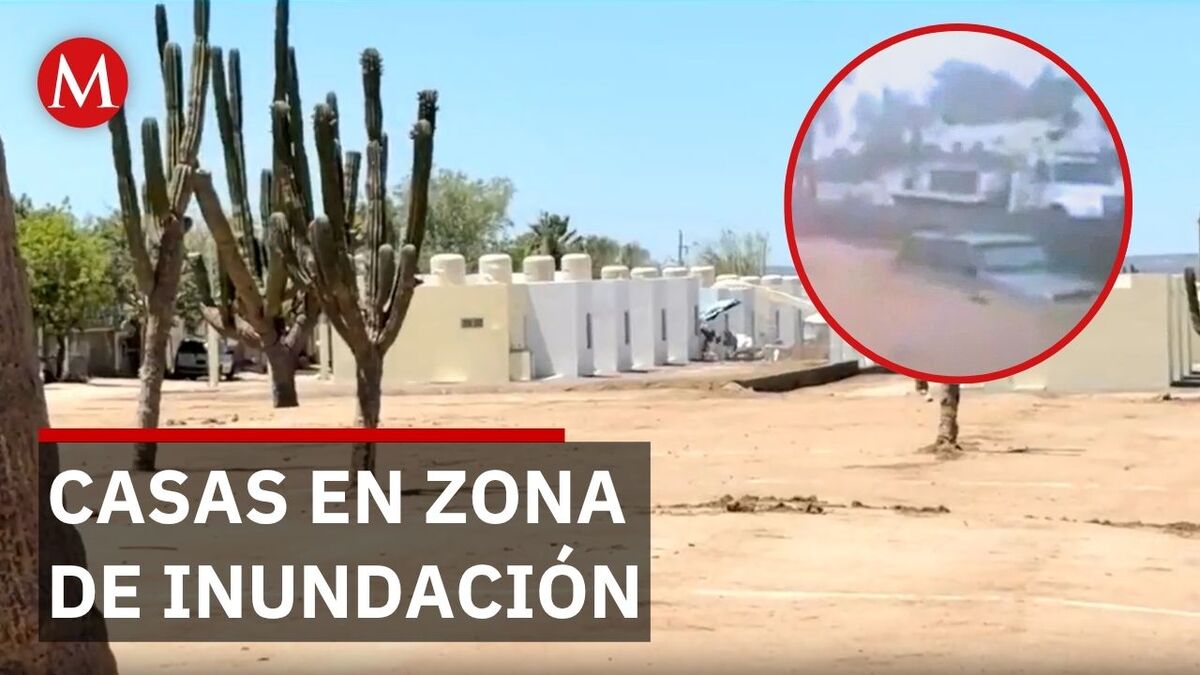 Casas en arroyo de La Paz desatan alerta por inundación