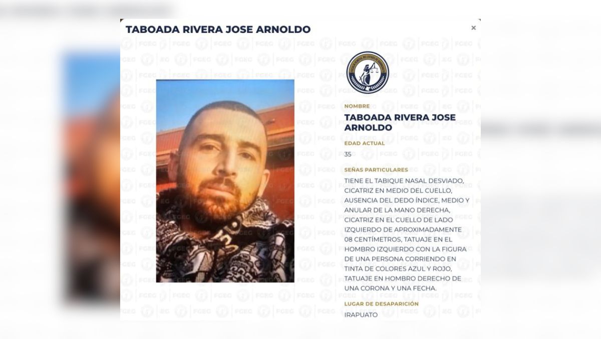 Ficha de Búsqueda | José Arnoldo Taboada Rivera