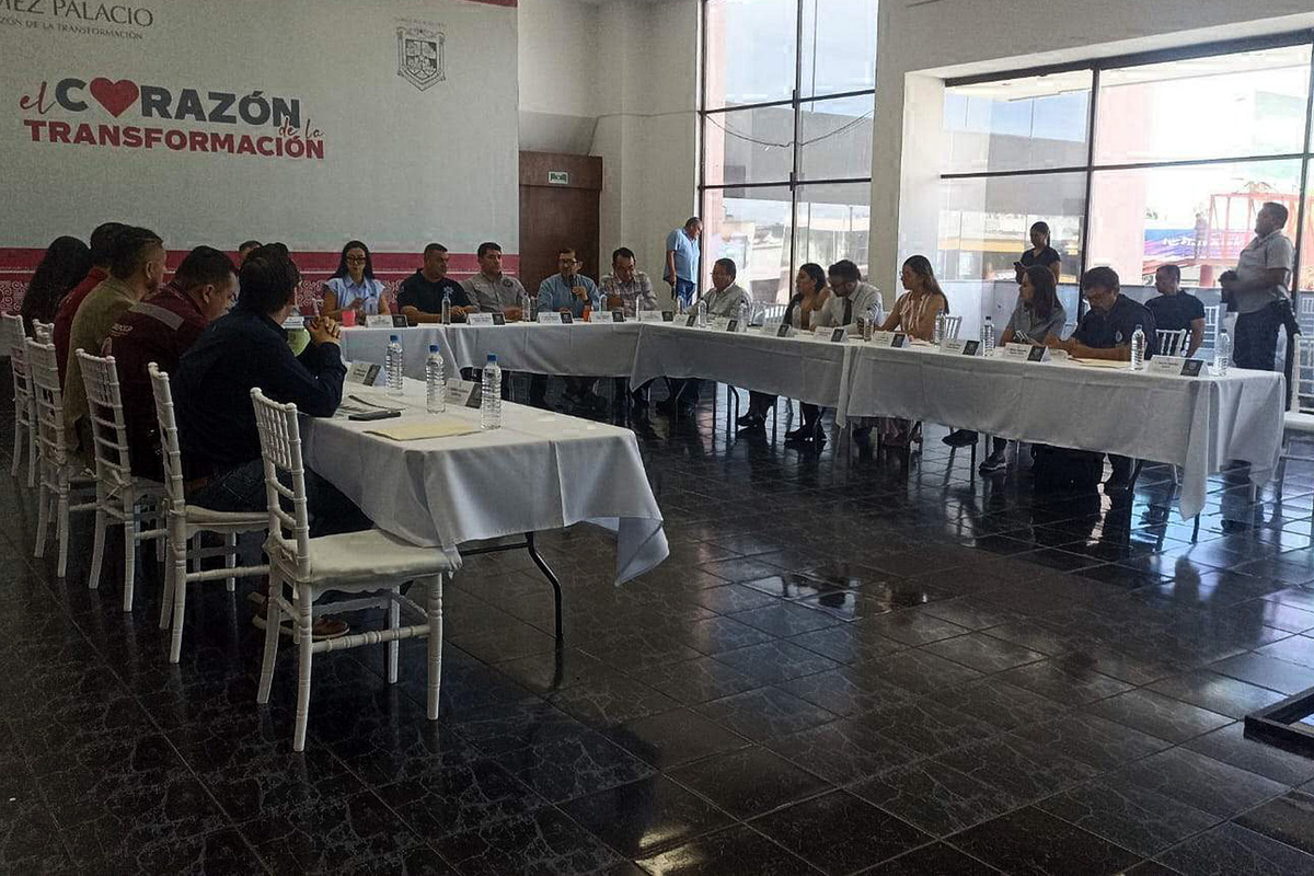 En Gómez Palacio, analizan resultados del diagnóstico de seguridad. | Rolando Riestra