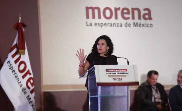 Luisa María Alcalde encabezó el Consejo Nacional de Morena