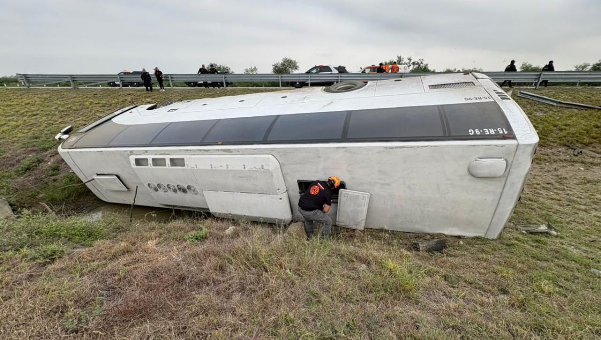 Pese a lo aparatoso del accidente, el chofer no estaba en el sitio | Especial