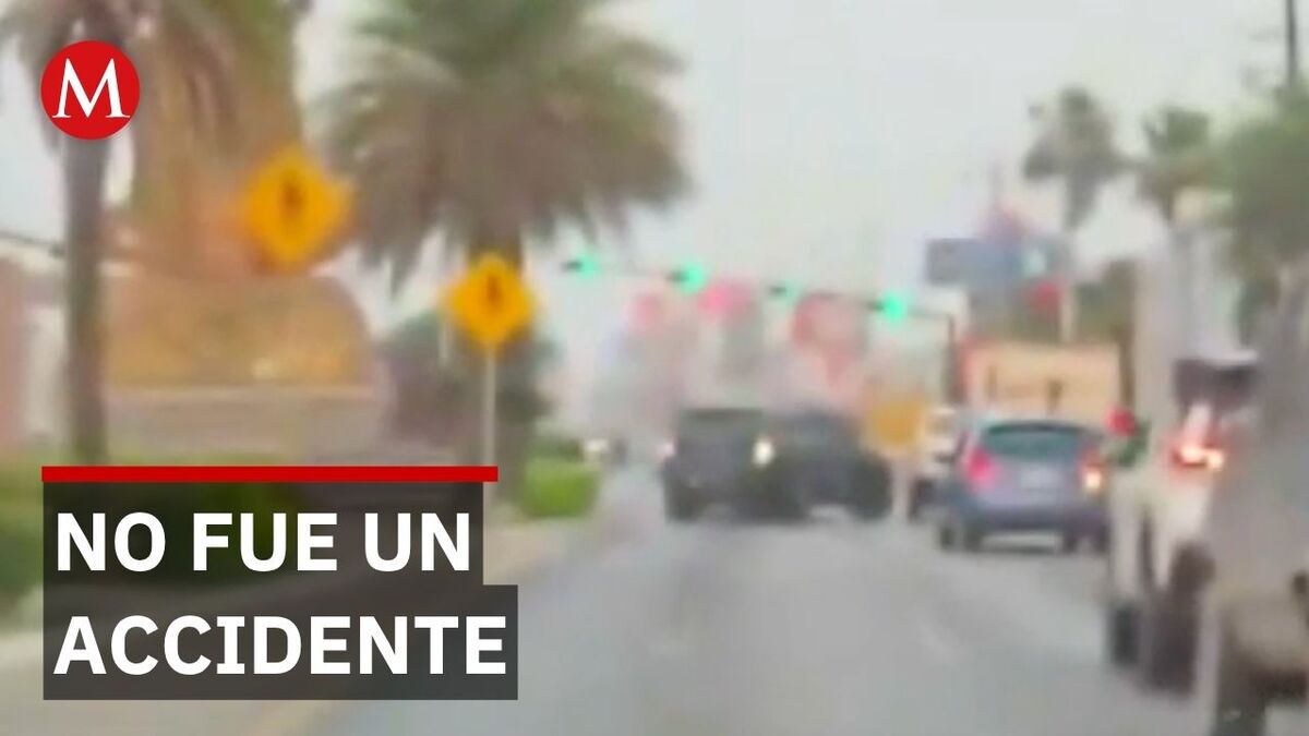 Provocan choque en Reynosa para ejecutar a conductor a plena luz del día
