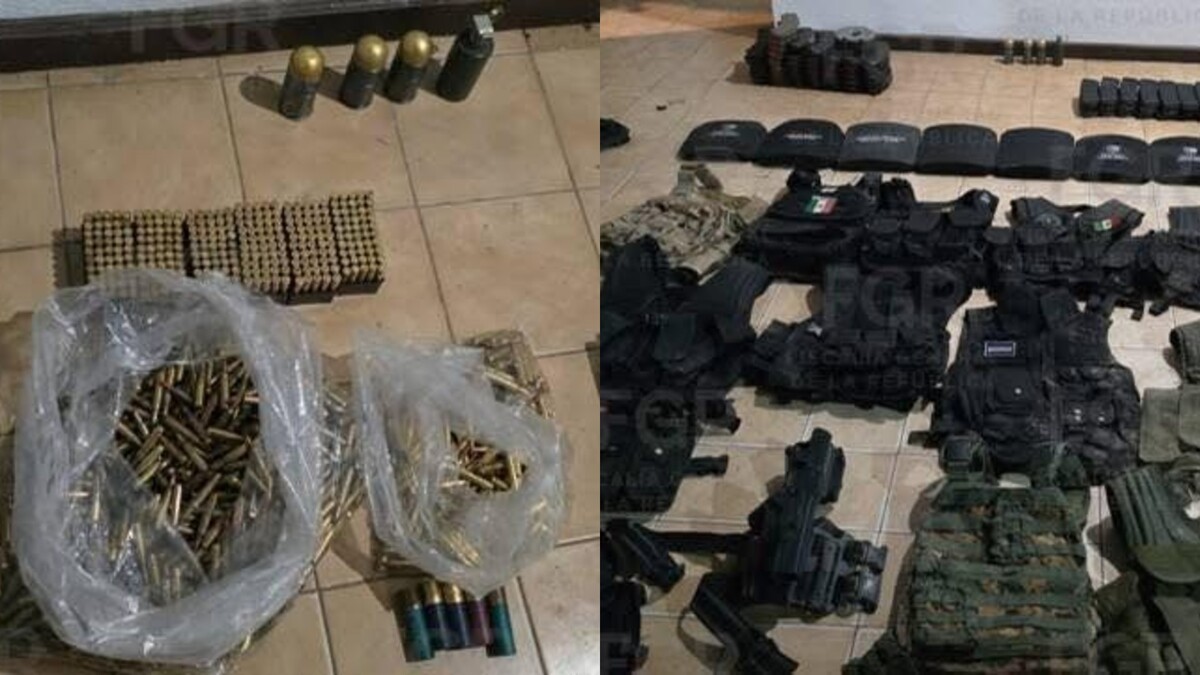 Tras repeler la agresión, autoridades lograron el aseguramiento de un importante arsenal. | Especial