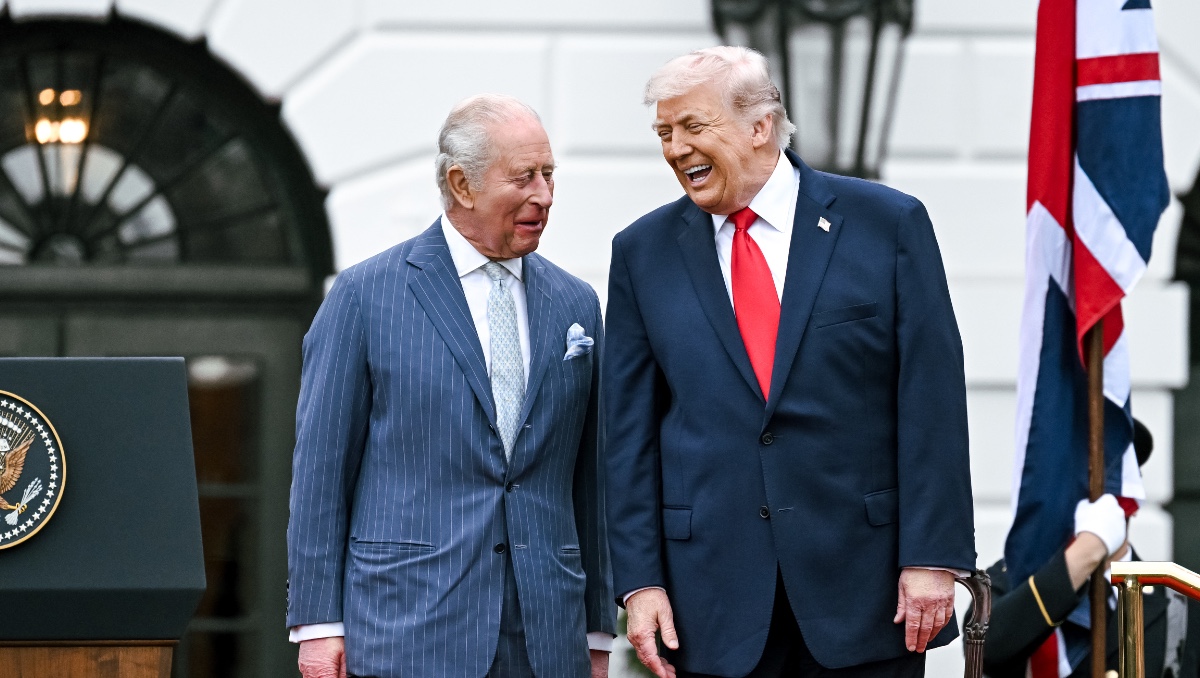 Rey Carlos III y Donald Trump. | EFE