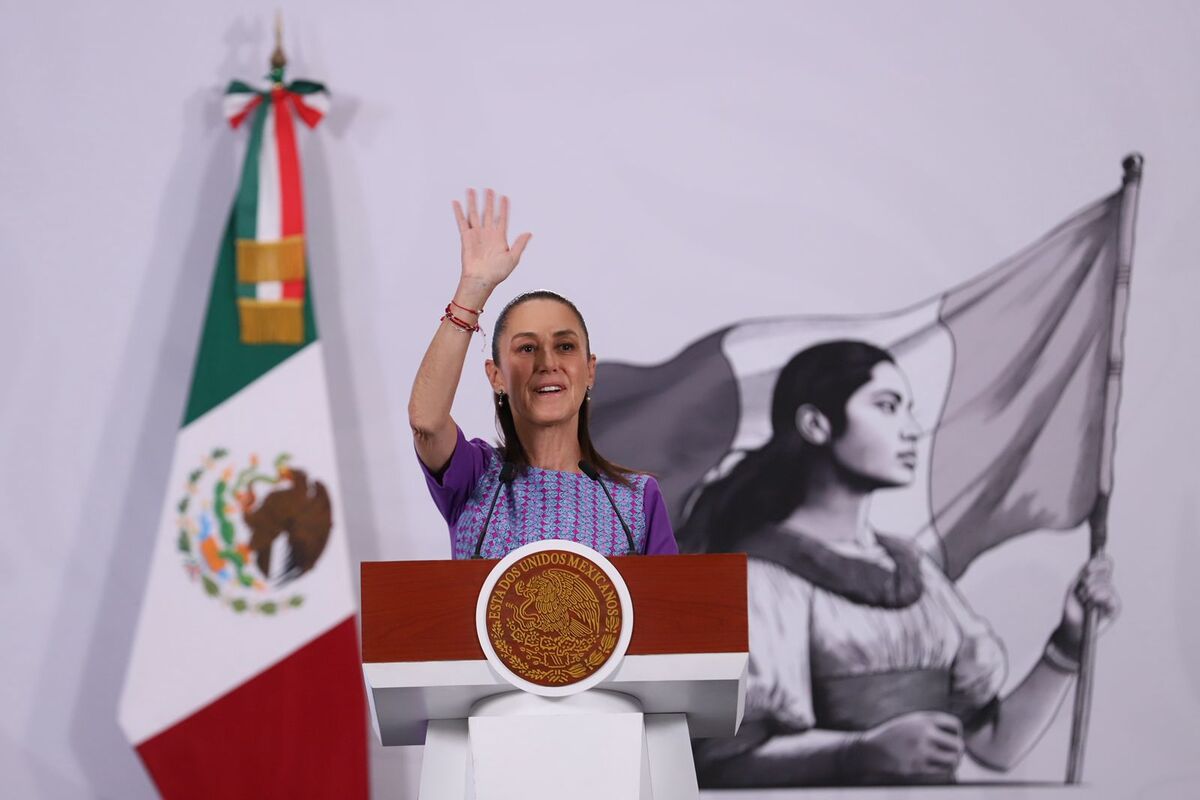“Nosotros vamos a seguir protegiendo a Sinaloa, al pueblo de Sinaloa", declaró Sheinbaum. | Octavio Hoyos