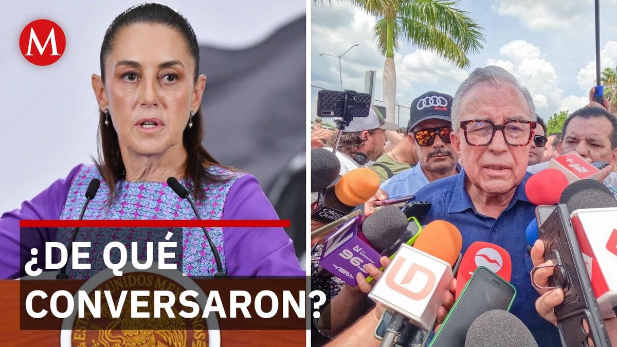 Sheinbaum y Rubén Rocha Moya hablaron ayer tras señalamientos de EU